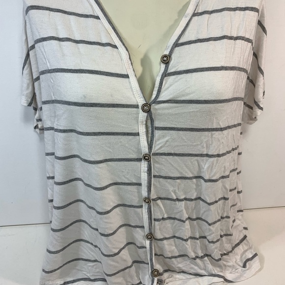 White Birch Stripped Blouse - Picture 3 of 6